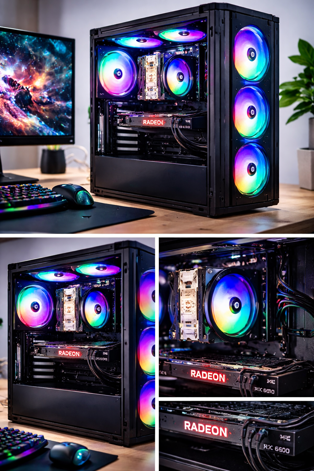 PC Gamer RX 6600 – 32 Go RAM – SSD 1 To – Ryzen 5 – 1080p Ultra